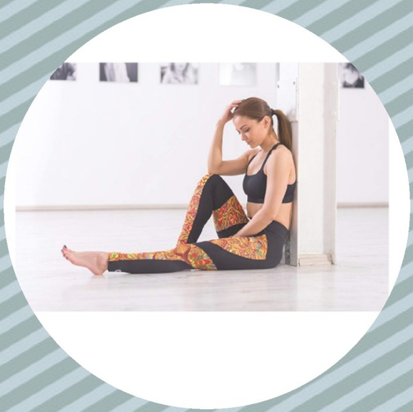 girlcavecentral Pants - AZTEC yogi capris